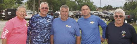 Few of our good friends and neighbors St. Bernard deputies at one of the biggest Parish events. The Sheriff James Pohlmann annual crawfish cook off at the Islenos complex brings our community together for a great time and some of the best crawfish ever.